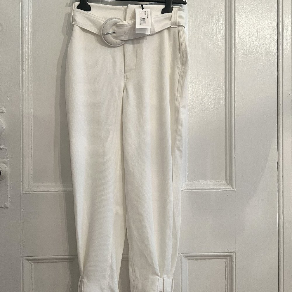 Proenza Schouler Rumple Pique Belted Pants *New* w tag